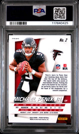 Michael Penix JR. 2024 Panini Prizm Prizm Flashback Rookie RC PSA 10 Gem Mint