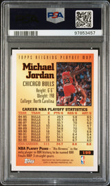 Michael Jordan 1993 Topps Playoff MVP PSA 9 Mint Bulls