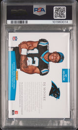 DJ Moore 2018 Panini National Treasures PSA 8 Auto Rookie RC NFL Shield RPA