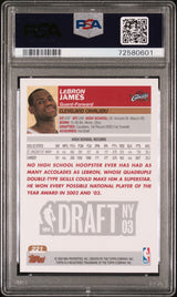 LeBron James 2003-04 Topps Rookie RC PSA 8 Near Mint