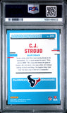 CJ Stroud 2023 Donruss Optic Green Velocity Rookie RC PSA 10 Gem Mint Texans