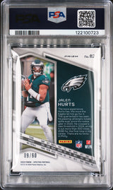 Jalen Hurts 2024 Panini Spectra Interstellar /60 PSA 9 Eagles