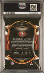 Brandon Aiyuk 2020 Select Die Cut Blue Prizm Rookie RC PSA 10 Gem Mint 49ers