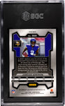 Jordan Addison 2023 Panini Prizm Silver Auto Rookie RC SGC 9.5 Autograph Vikings