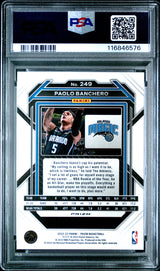 Paolo Banchero 2022 Panini Prizm Red Ice Rookie RC PSA 9 Mint Magic