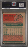 George Brett 1975 Topps PSA 6 Rookie RC Royals