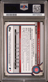 Pete Crow-Armstrong 2022 Bowman Mega Box Chrome PSA 10 Gem Mint Cubs