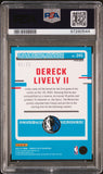 Dereck Lively II 2023 Panini Donruss Optic PSA 10 Red /99 Rookie RC Mavs