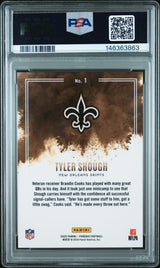 Tyler Shough 2025 Panini Phoenix Color Blast SP Case Hit PSA 10 Gem Mint Saints