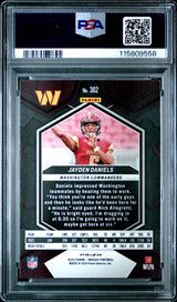 Jayden Daniels 2024 Panini Mosaic Green Rookie RC PSA 10 Gem Mint