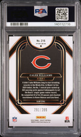 Caleb Williams 2024 Panini Select Orange Shock /399 Rookie RC PSA 10 Gem Mint