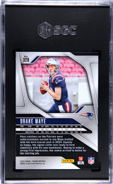 Drake Maye 2024 Panini Prizm Rookie RC SGC 9.5 Patriots