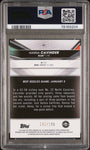 Hanna Cavinder 2022 Bowman University Best Aqua Lava Refractor /199 PSA 10