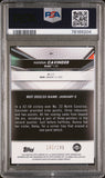 Hanna Cavinder 2022 Bowman University Best Aqua Lava Refractor /199 PSA 10