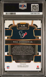 Will Anderson Jr. 2023 Panini Select Dragon Scale /70 Rookie RC PSA 10 Gem Mint