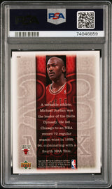 Michael Jordan 1999 Upper Deck MVP MJ Exclusives PSA 9 Mint Bulls HOF
