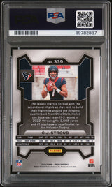 CJ Stroud 2023 Panini Prizm Rookie RC PSA 9 Mint Texans