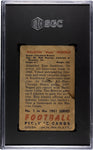 Weldon Hum Humble 1951 Bowman Football Rookie RC SGC 1