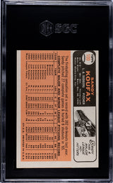 Sandy Koufax 1966 Topps #100 SGC 5 Dodgers HOF