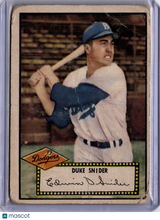 Duke Snider 1952 Topps #37 Brooklyn Dodgers HOF