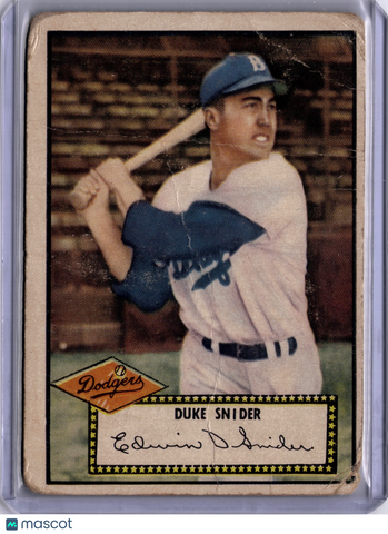 Duke Snider 1952 Topps #37 Brooklyn Dodgers HOF