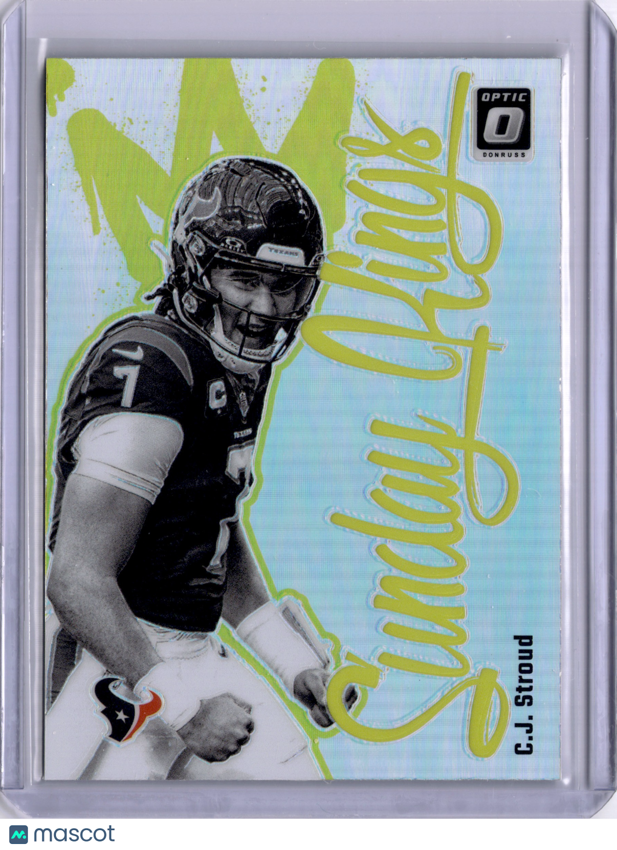 CJ Stroud 2024 Panini Donruss Optic Sunday Kings SP Case Hit Texans