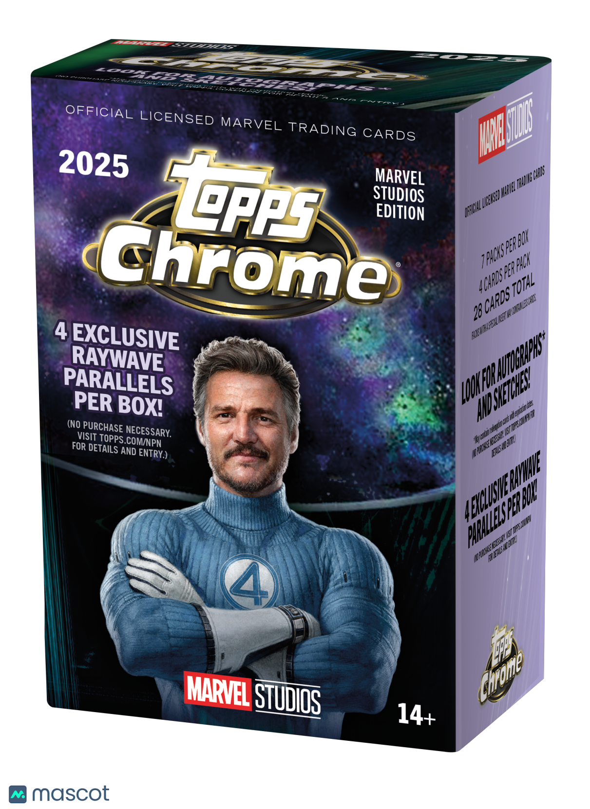 2025 Topps Chrome Marvel Studios Blaster Box