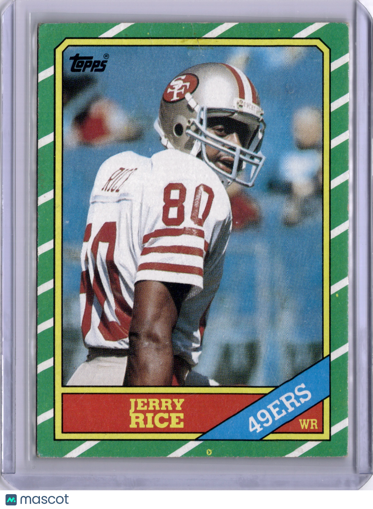 Jerry Rice 1986 Topps #161 Rookie RC 49ers HOF