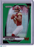 Jayden Daniels 2024 Panini Prizm Green Rookie RC Commanders