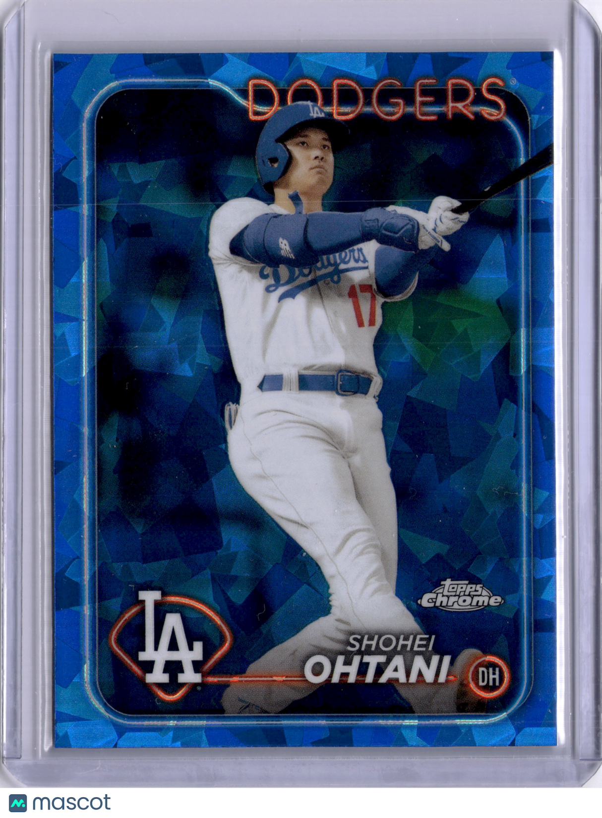 Shohei Ohtani 2024 Topps Chrome Sapphire Dodgers MVP