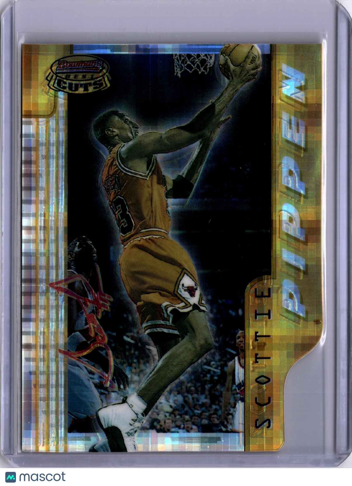 Scottie Pippen 1996-97 Bowman's Best Cuts #BC10 Atomic Refractor Bulls