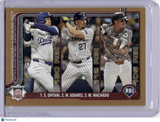 Shohei Ohtani Willy Adames Manny Machado 2025 Topps Series One /2025 Gold