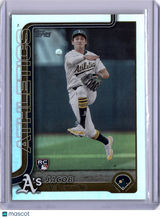 Jacob Wilson 2025 Topps Rainbow Foil Rookie RC A's