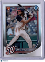 James Wood 2025 Bowman Chrome Red Rookie Logo RC Redemption Nationals