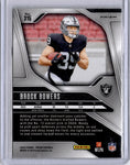 Brock Bowers 2024 Panini Prizm Rookie RC Orange Laser Raiders