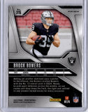 Brock Bowers 2024 Panini Prizm Rookie RC Orange Laser Raiders