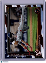 CJ Abrams 2025 Topps Series One Independence Day /76