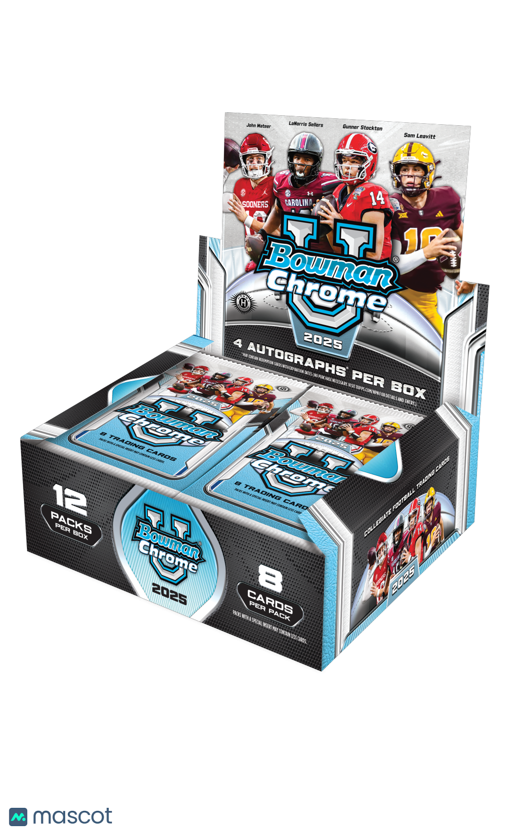 2025 Bowman Chrome University Football Jumbo Box