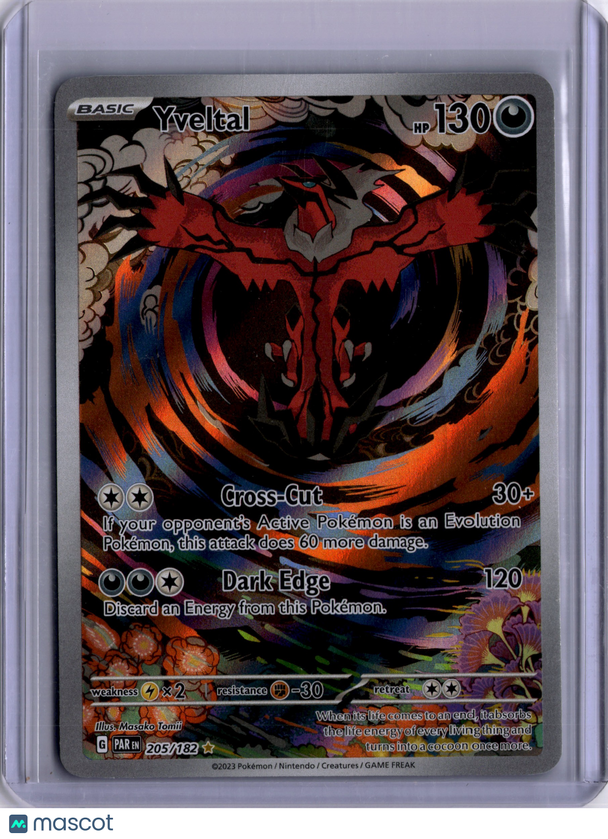Yveltal 2023 Pokemon Scarlet & Violet Paradox Rift Yveltal 205/182