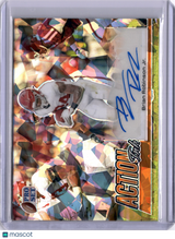 Brian Robinson Jr. 2022 Leaf Pro Set Action Ink Auto Cracked Ice 4/4 Football
