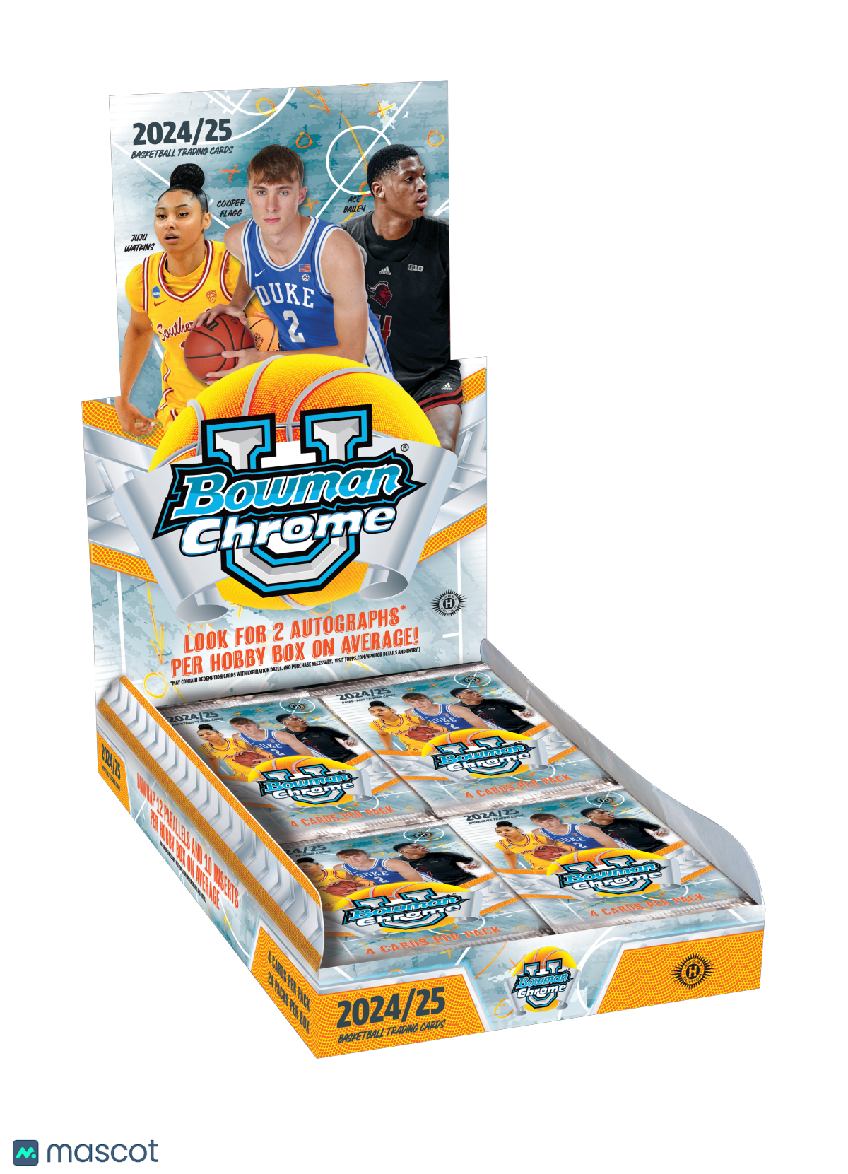 2024-25 Bowman Chrome University Basketball Hobby Box