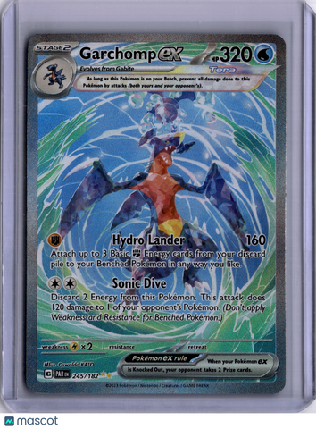 Garchomp ex 245/182 Special Illustration Rare Paradox Rift Pokémon Card TCG