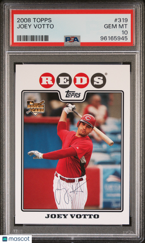 Joey Votto 2008 Topps PSA 10 Rookie RC Reds