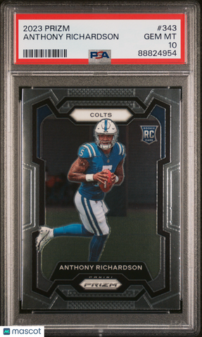 Anthony Richardson 2023 Panini Prizm PSA 10 Rookie RC Colts