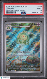 Duosion 2025 Pokemon Black Bolt #119 Illustration Rare PSA 9 Mint