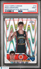 Reed Sheppard 2023 Topps Chrome Mcdonald's All-American PSA 9 Mint Rockets