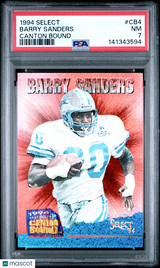 Barry Sanders 1994 Select Canton Bound PSA 7 Lions HOF