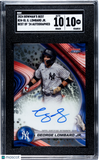 George Lombard Jr. 2024 Bowman's Best #B24-GL Yankees SGC 10 Auto 10