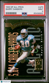 Barry Sanders 1993 Upper Deck SP All-Pros PSA 9 Mint Die Cut