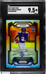 Jordan Addison 2023 Panini Prizm Silver Auto Rookie RC SGC 9.5 Autograph Vikings